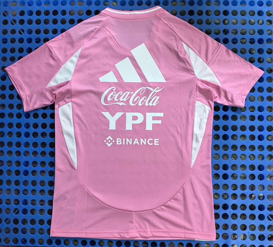 Maillot Argentine (rose) 2025-2026 — dos