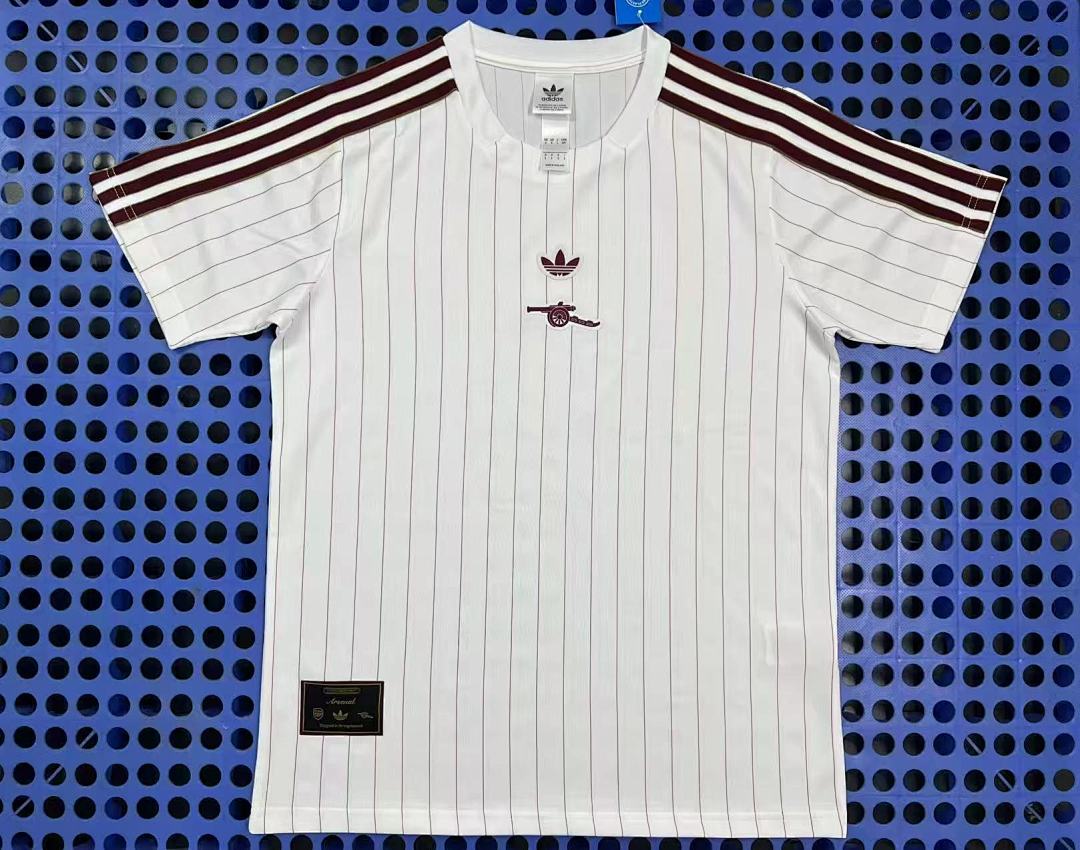 T-shirt rétro Arsenal (blanc) 2025-2026