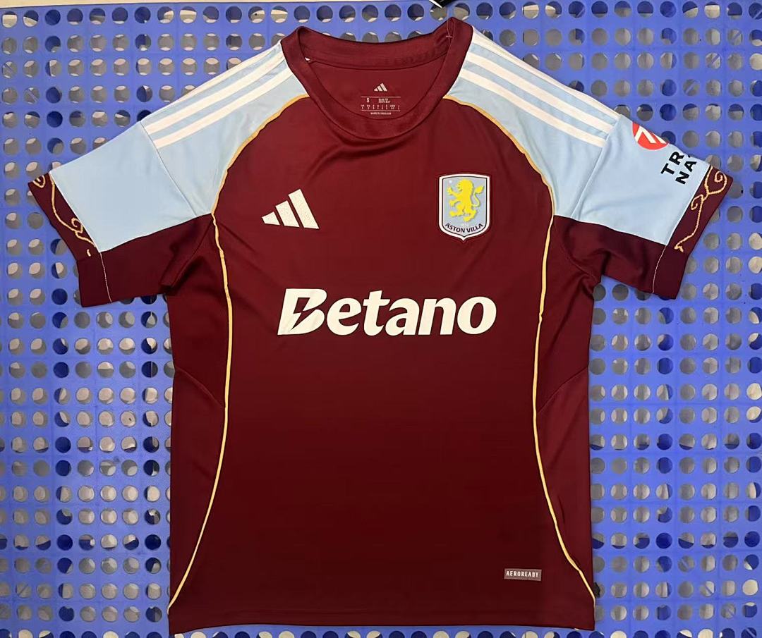Maillot Aston Villa domicile 2025-2026