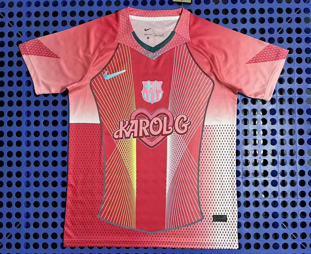 Maillot FC Barcelone — cœur (rose) 2025-2026