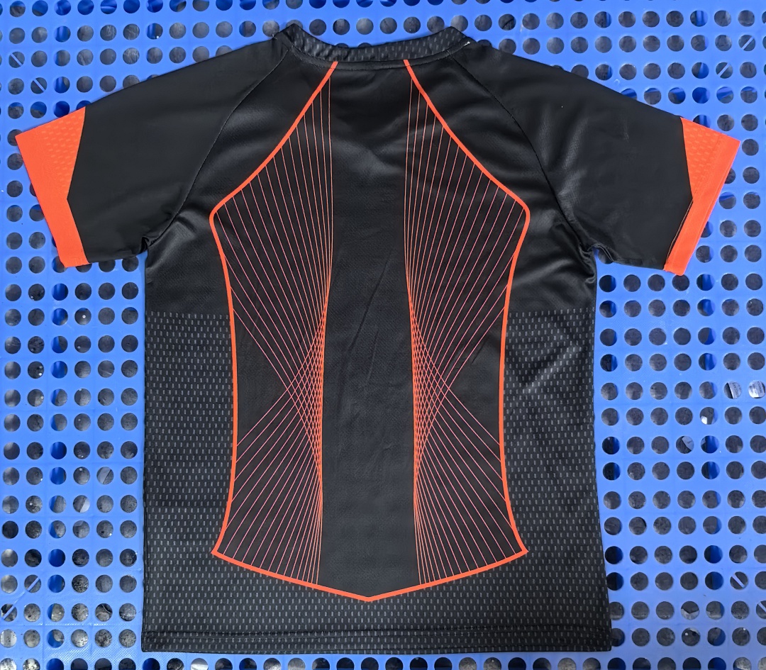 Maillot FC Barcelone — concept (orange, noir) 2025-2026 — dos