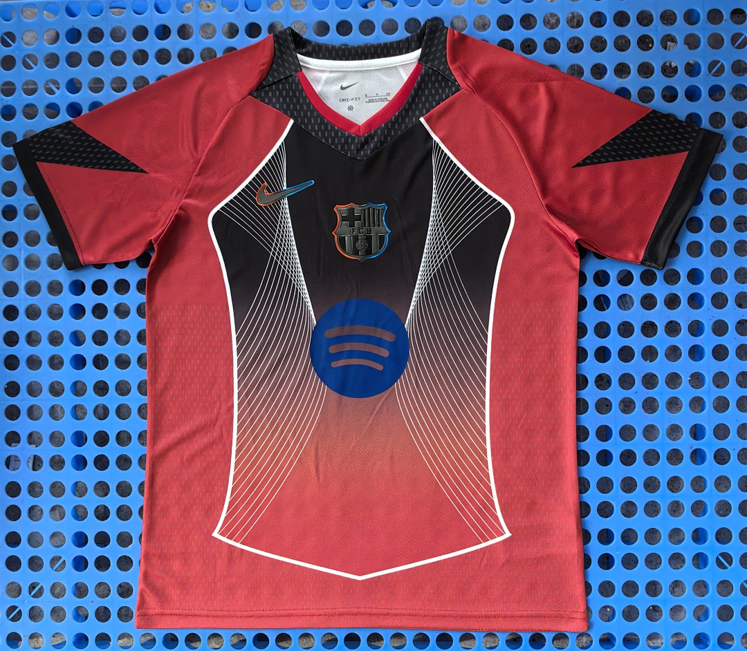 Maillot FC Barcelone — concept (rouge) 2025-2026