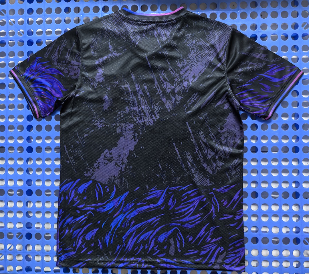 Maillot FC Barcelone — lion (violet, noir) 2025-2026 — dos