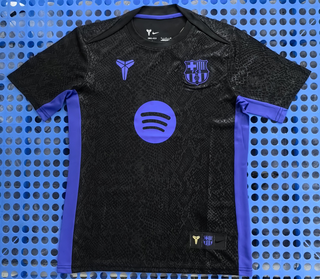 Maillot FC Barcelone — x Kobe (noir) 2025-2026