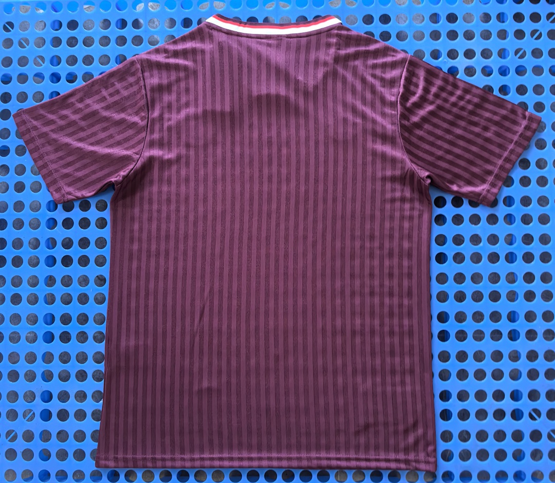 T-shirt rétro Bayern Munich (bordeaux) 2025-2026 — dos