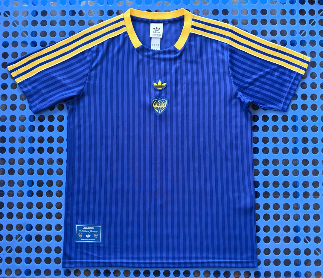 T-shirt rétro Boca Juniors (bleu vif) 2025-2026