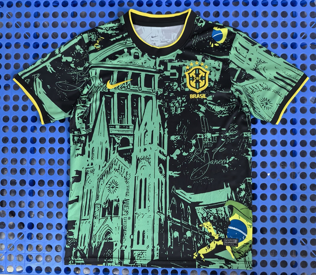 Maillot Brésil — cathédrale (vert) 2025-2026
