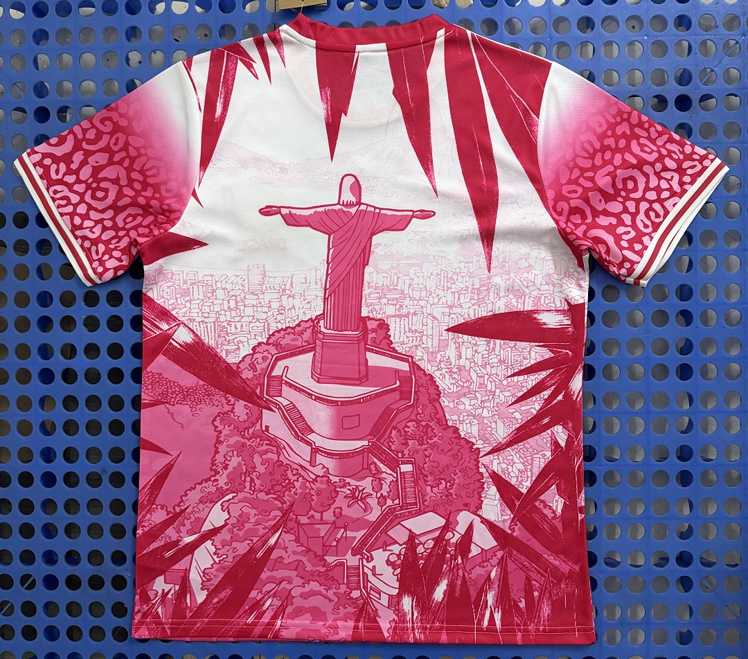 Maillot Brésil — Christ Rédempteur (rouge) 2026-2027 — dos
