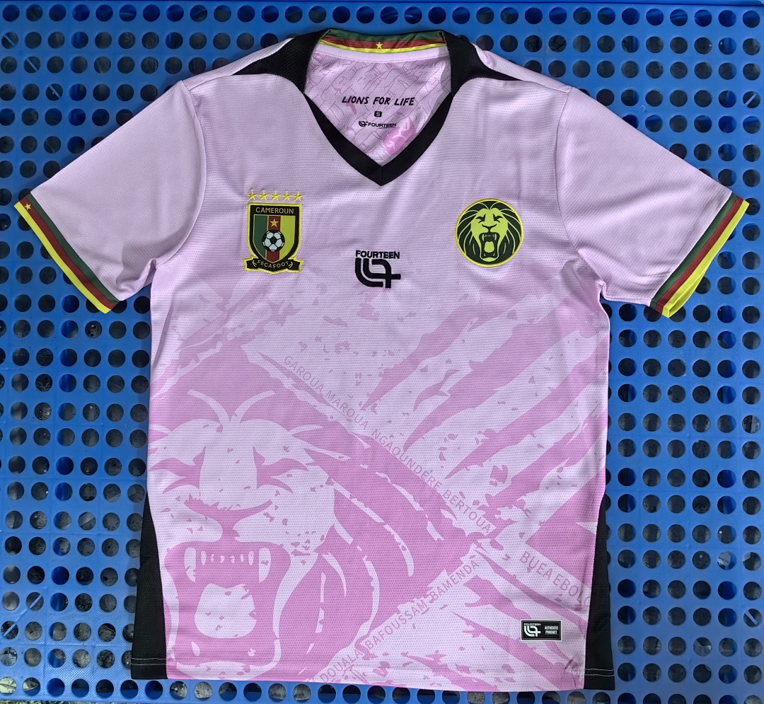 Maillot Cameroun (rose) 2025-2026