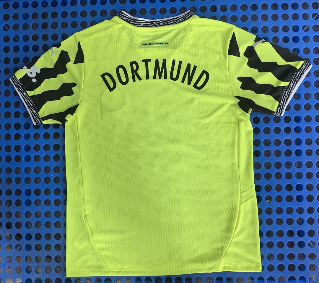 Maillot Borussia Dortmund (vert fluo) 2025-2026 — dos