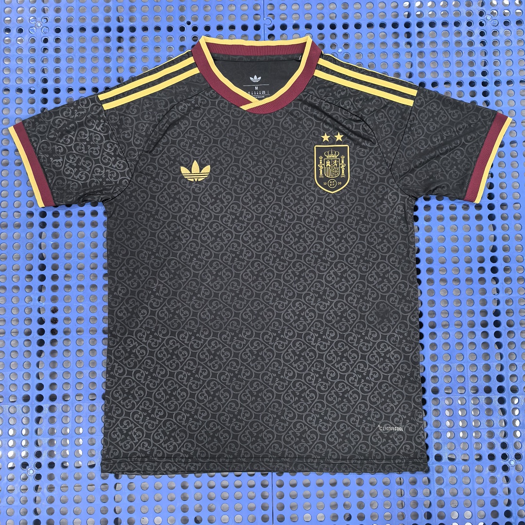 Maillot Espagne domicile noir 2 étoiles 2026