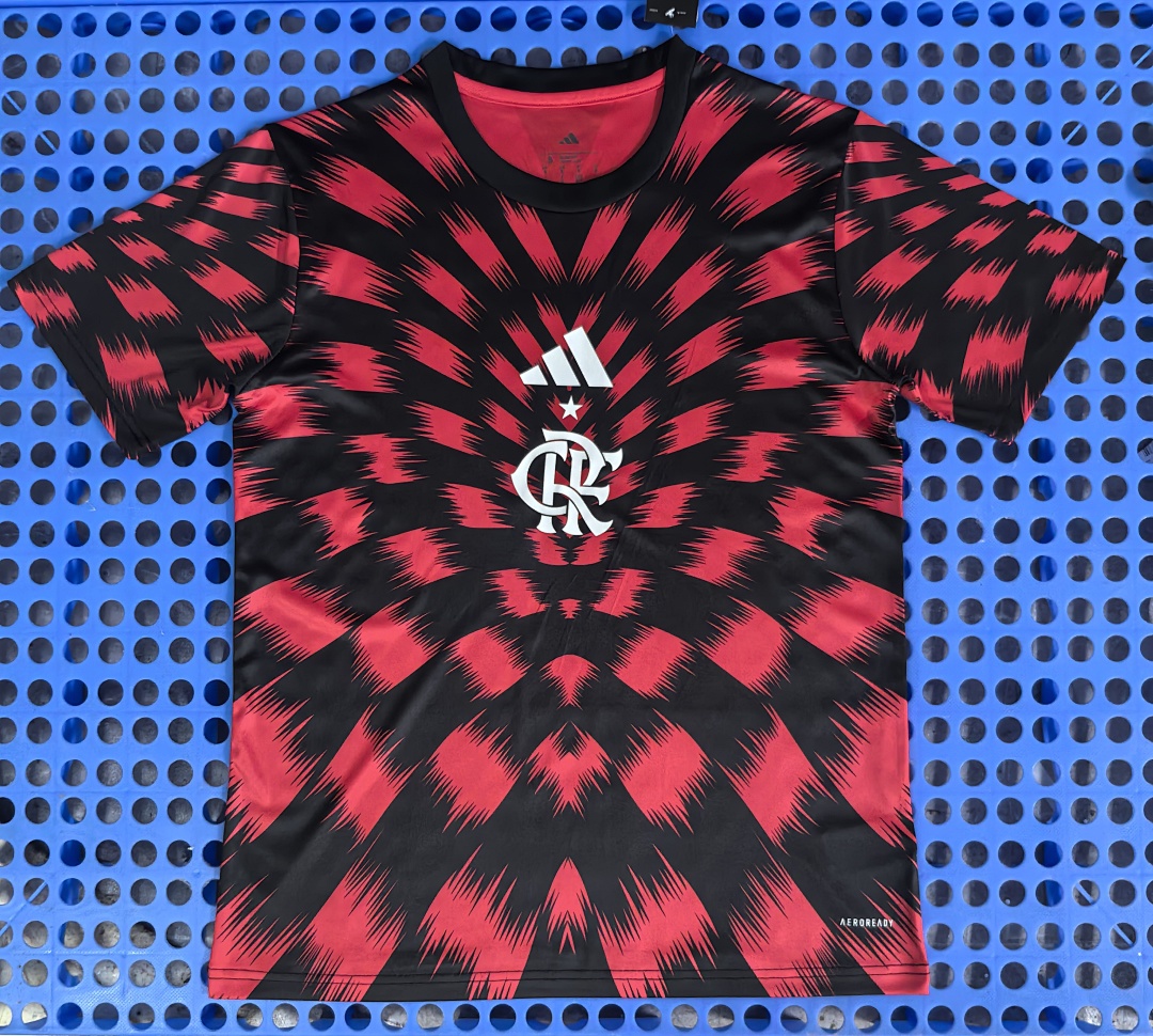 Maillot d'entraînement Flamengo (rouge et noir) 2025-2026