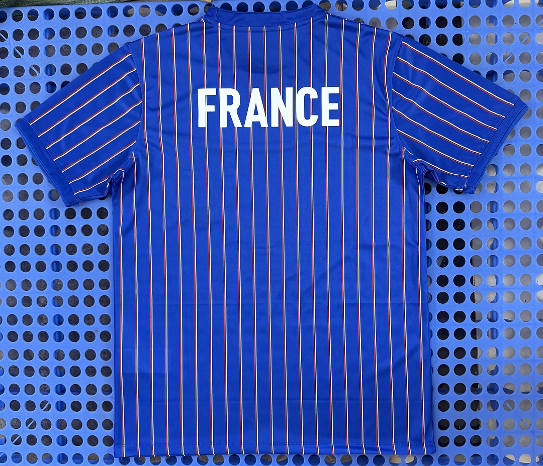 Maillot d'entraînement France (bleu vif) 2026-2027 — dos