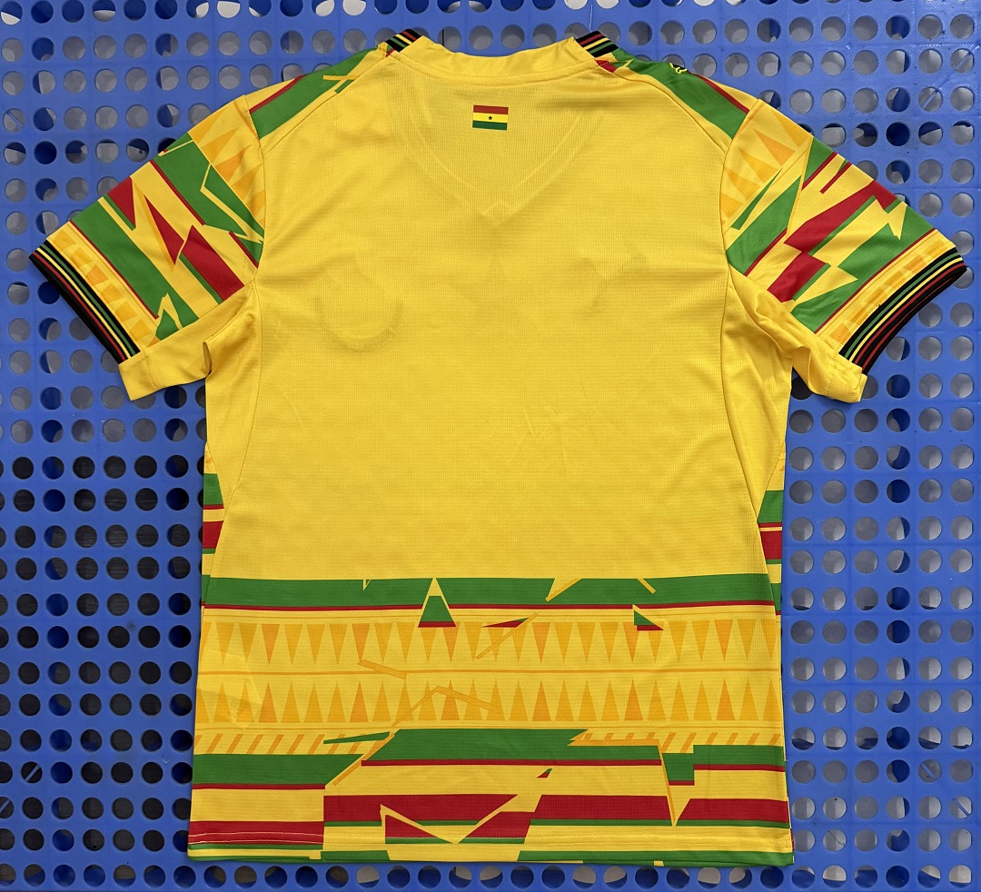 Maillot Ghana (jaune) 2026-2027 — dos