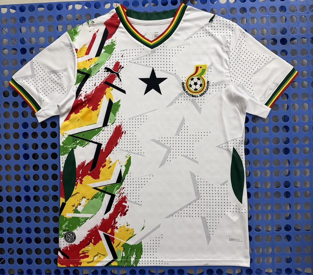 Maillot d'entraînement Ghana (blanc) 2026-2027
