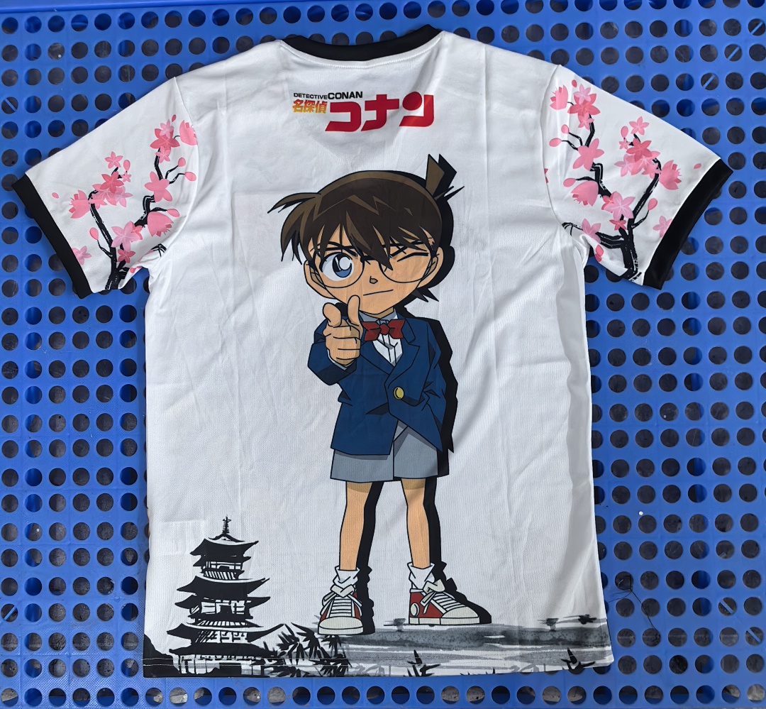 Maillot Japon — Détective Conan (blanc) 2025-2026 — dos
