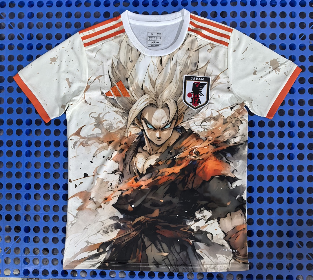 Maillot Japon — Dragon Ball (blanc, orange) 2025-2026