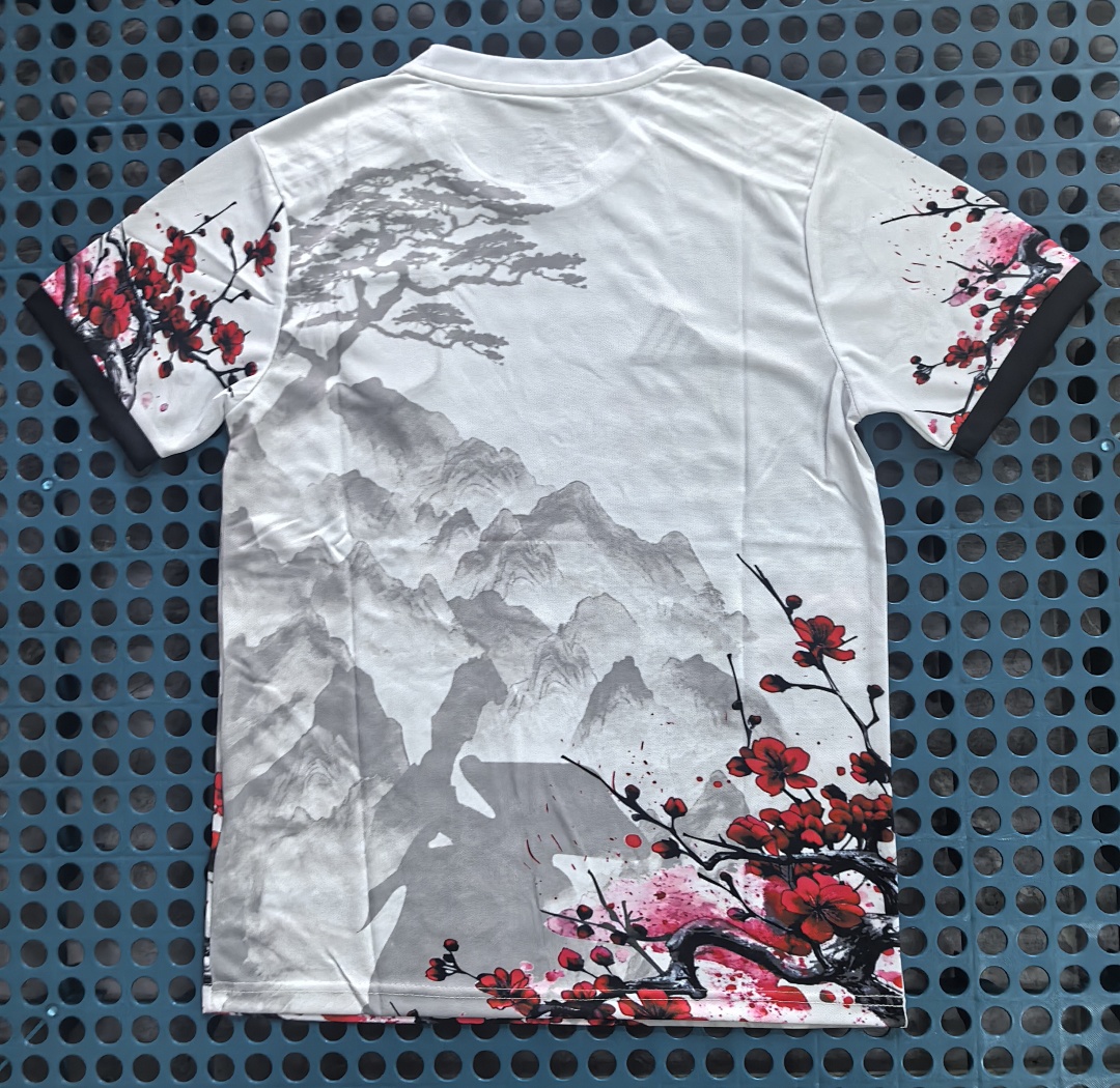 Maillot Japon — dragon (blanc) 2025-2026 — dos