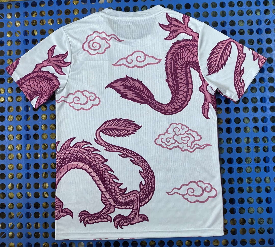 Maillot Japon — dragon (rouge) 2025-2026 — dos