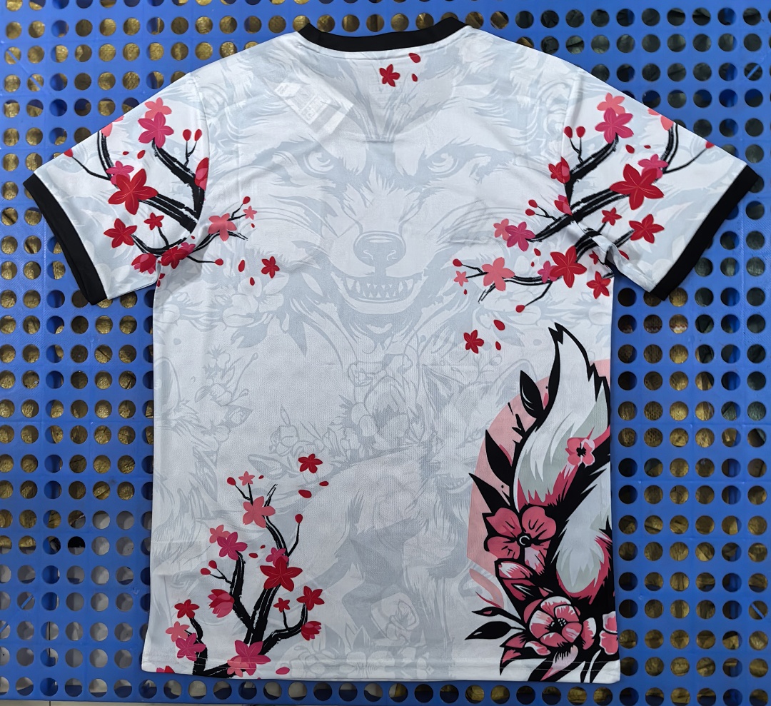 Maillot Japon — renard blanc (blanc) 2025-2026 — dos
