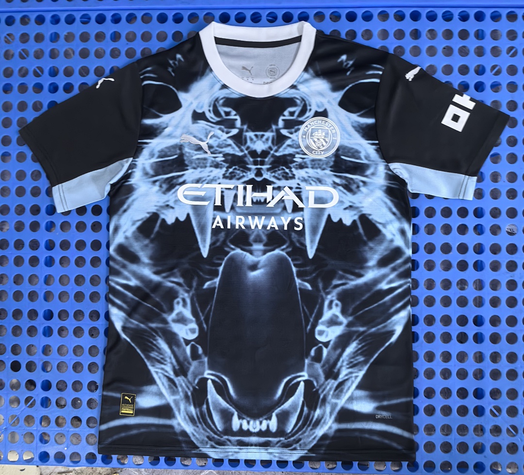 Maillot Manchester City — concept (bleu, noir) 2025-2026