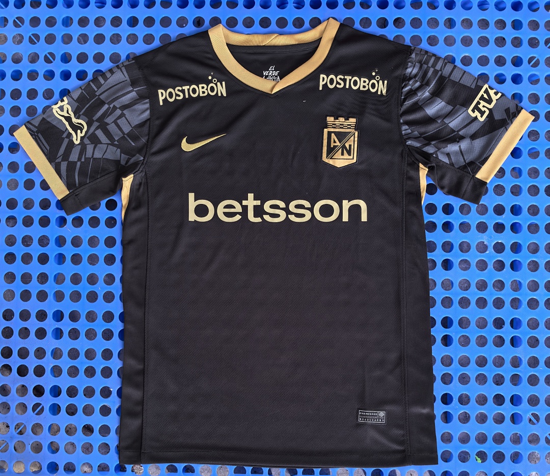 Maillot Atlético Nacional (noir) 2025-2026