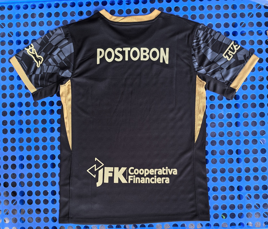 Maillot Atlético Nacional (noir) 2025-2026 — dos