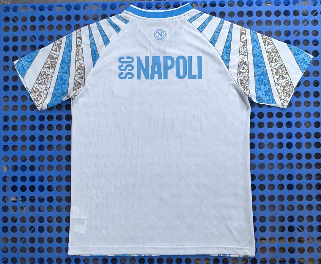 Maillot Naples (blanc) 2025-2026 — dos
