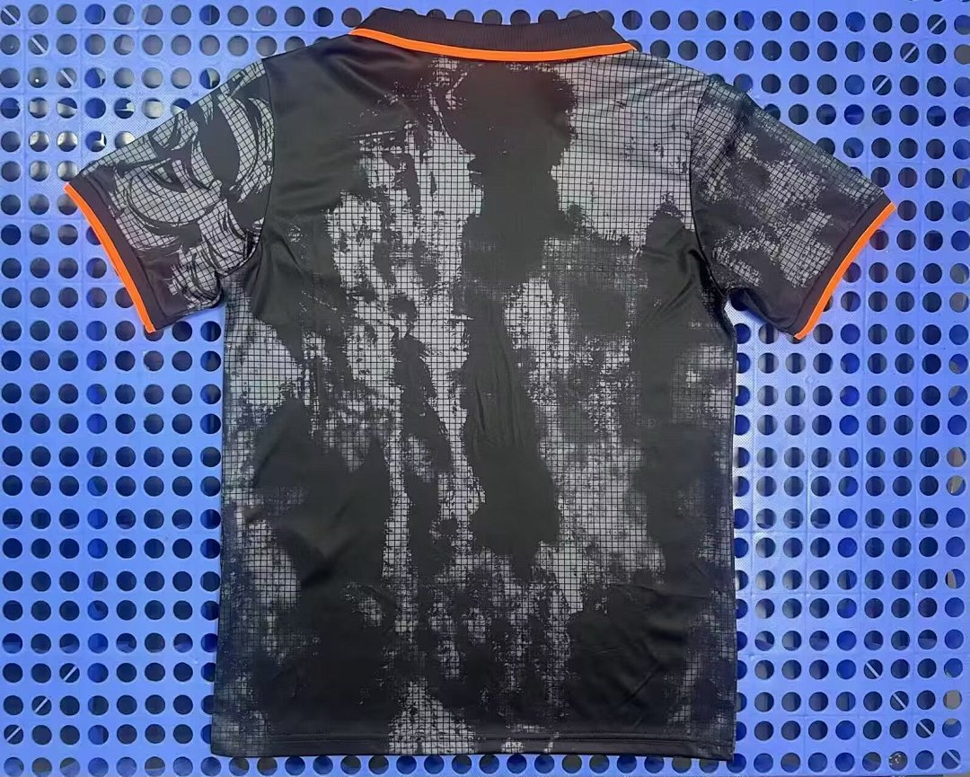 Maillot d'entraînement Pays-Bas (gris, noir) 2025-2026 — dos