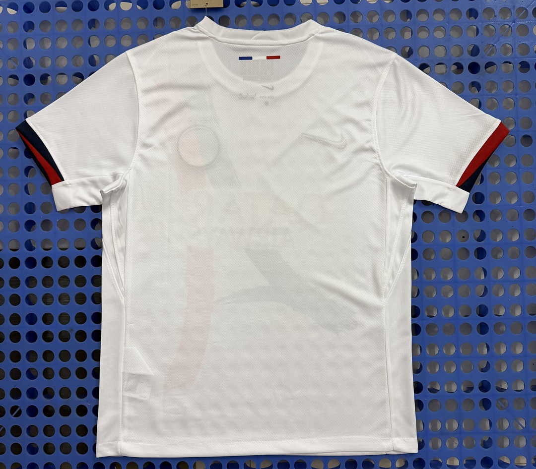 Maillot Paris Saint-Germain extérieur — double étoile 2025-2026 — dos