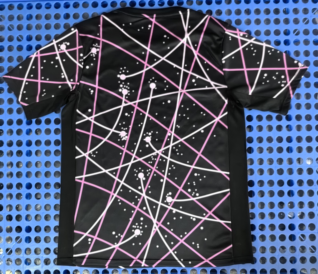 Maillot pré-match Paris Saint-Germain (rose, noir) 2025-2026 — dos