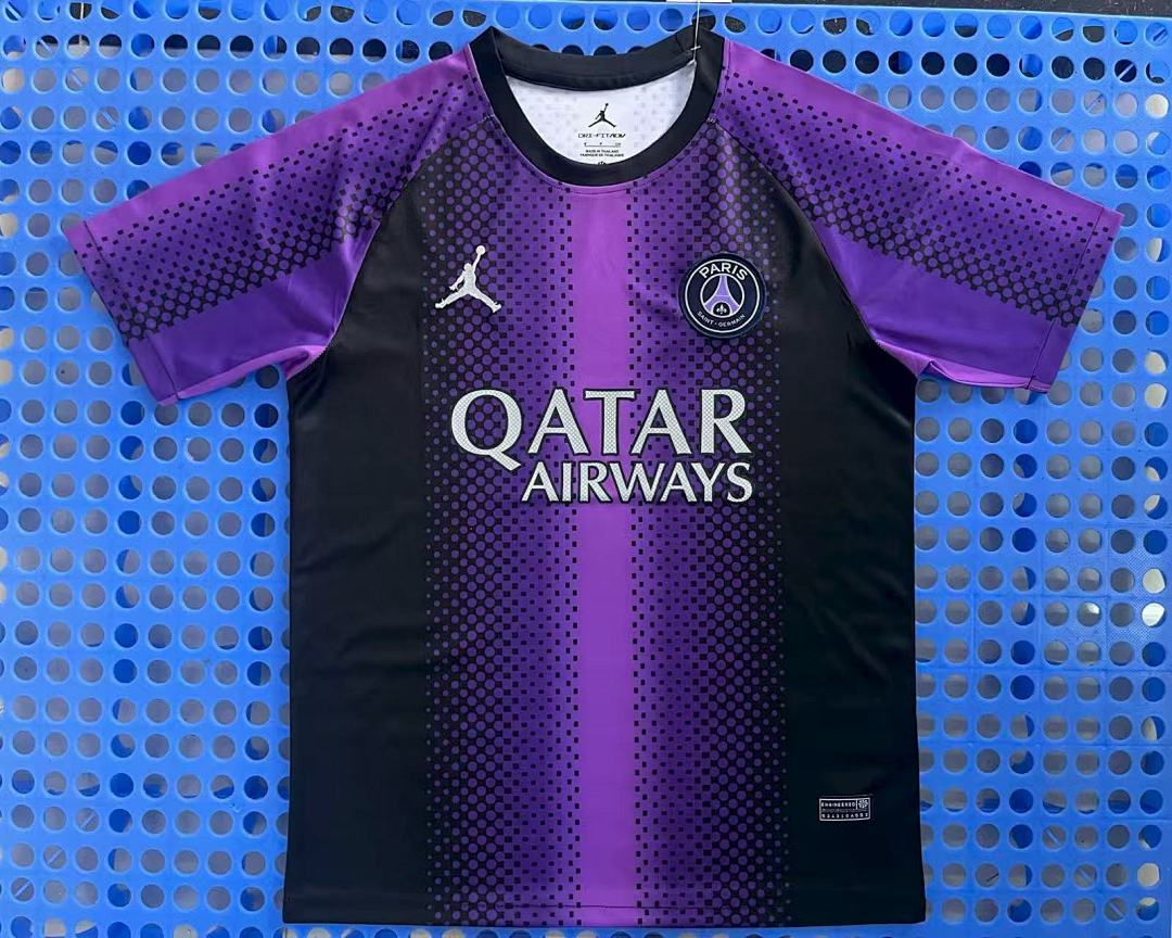 Maillot d'entraînement Paris Saint-Germain — x Jordan (violet, noir) 2025-2026