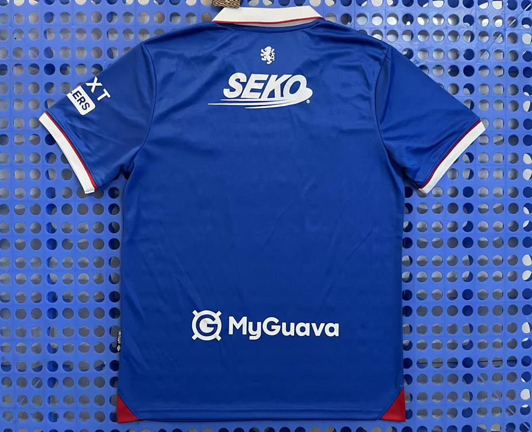 Maillot Rangers FC domicile 2025-2026 — dos