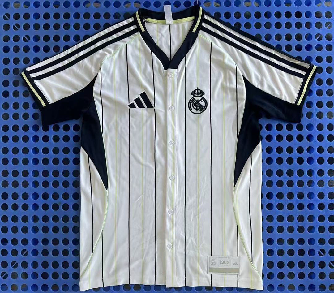 Veste baseball Real Madrid (blanc) 2025-2026