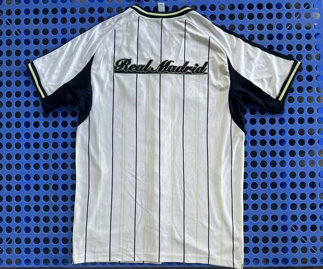 Veste baseball Real Madrid (blanc) 2025-2026 — dos