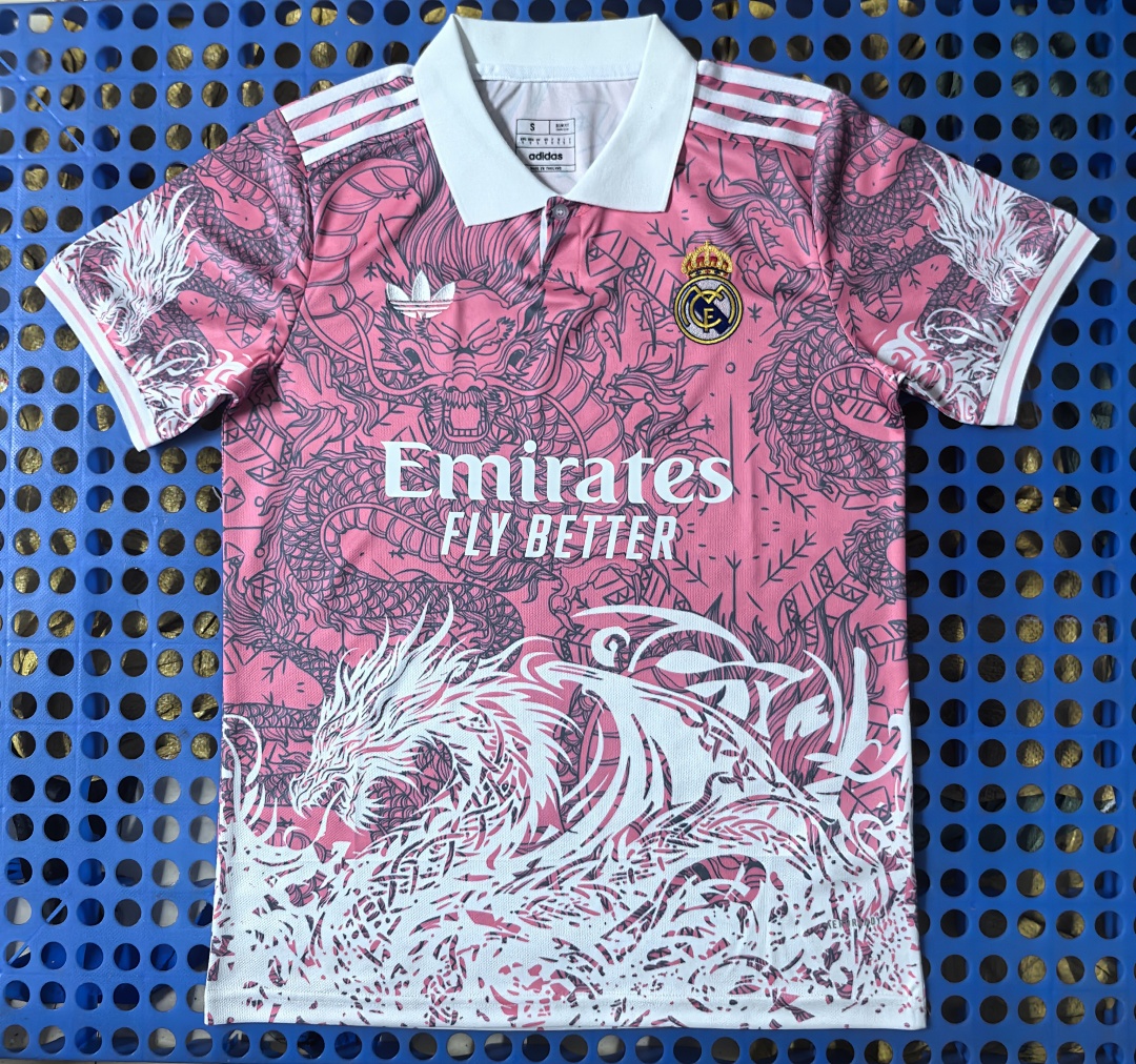 Polo Real Madrid — dragon (rose) 2025-2026