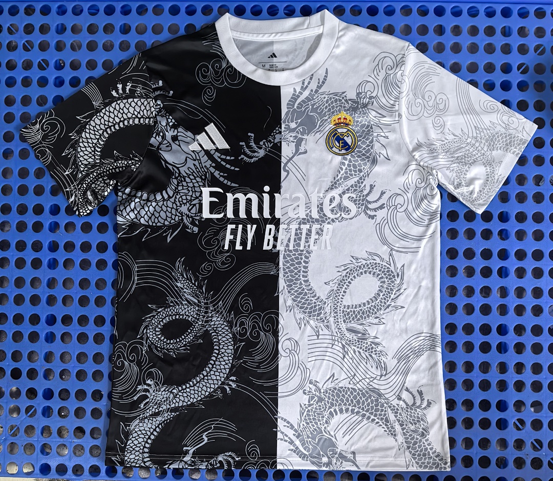 Maillot Real Madrid (blanc, noir) 2025-2026