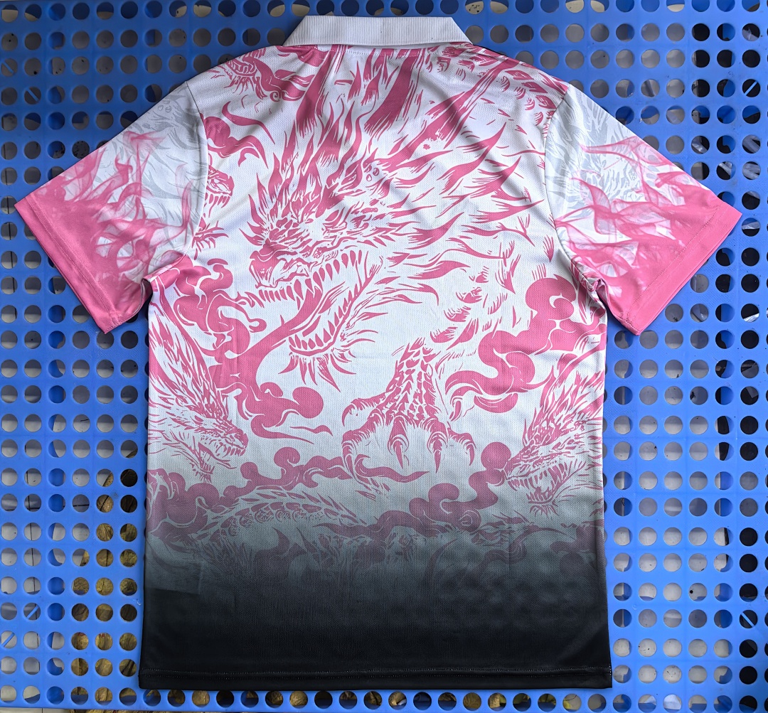 Maillot Real Madrid — dragon (rose, dégradé) 2025-2026 — dos
