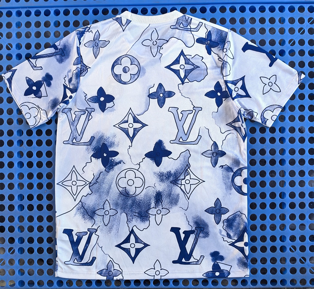 Maillot Real Madrid — Louis Vuitton (blanc) 2025-2026 — dos