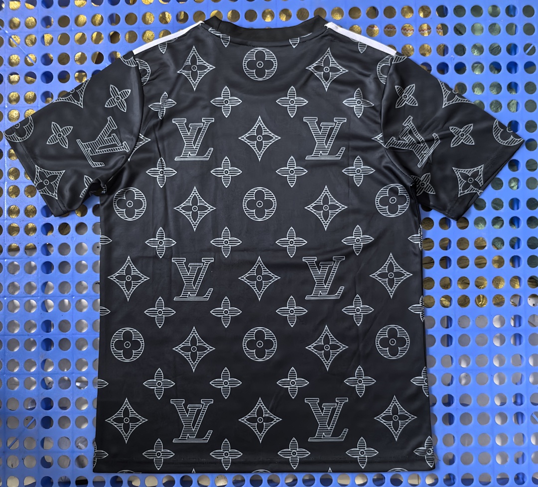 Maillot Real Madrid — Louis Vuitton (noir) 2025-2026 — modèle 2 — dos