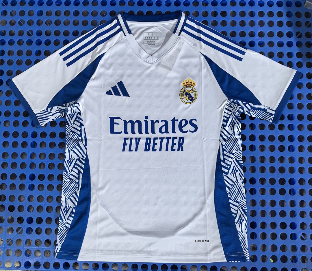 Maillot d'entraînement Real Madrid (blanc, bleu) 2025-2026