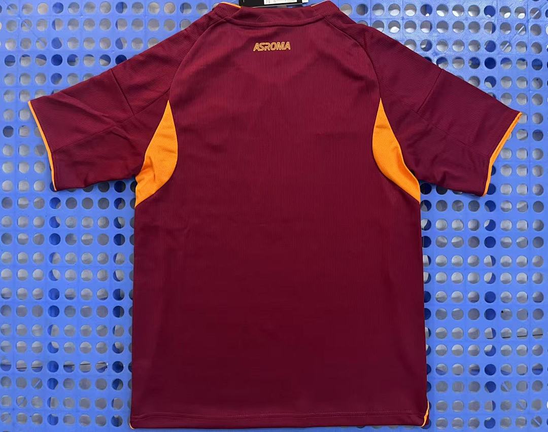 Maillot AS Roma domicile 2025-2026 — dos