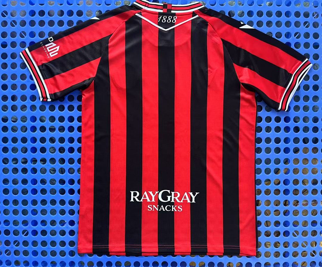 Maillot Walsall domicile 2025-2026 — dos