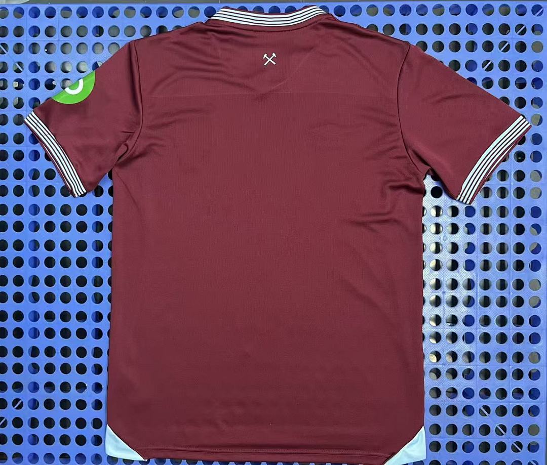 Maillot West Ham United domicile 2025-2026 — dos